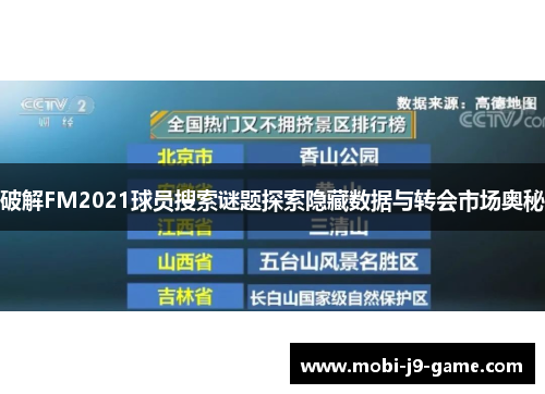 破解FM2021球员搜索谜题探索隐藏数据与转会市场奥秘 破解FM2021球员搜索谜题探索隐藏数据与转会市场奥秘